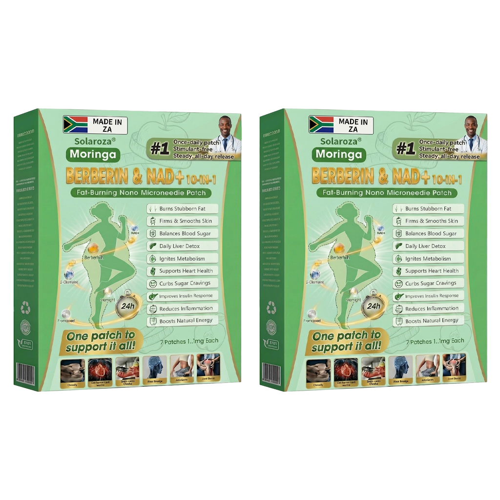 👩🏿‍⚕️✅️Official Solaroza® Centre | Targeted 10-in-1 Slimming Patch with Berberine & NAD+