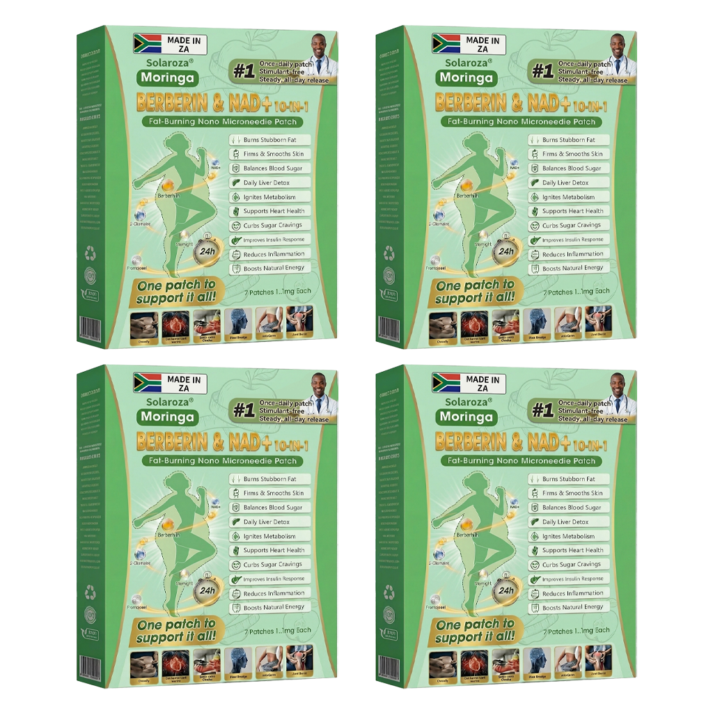 👩🏿‍⚕️✅️Official Solaroza® Centre | Targeted 10-in-1 Slimming Patch with Berberine & NAD+