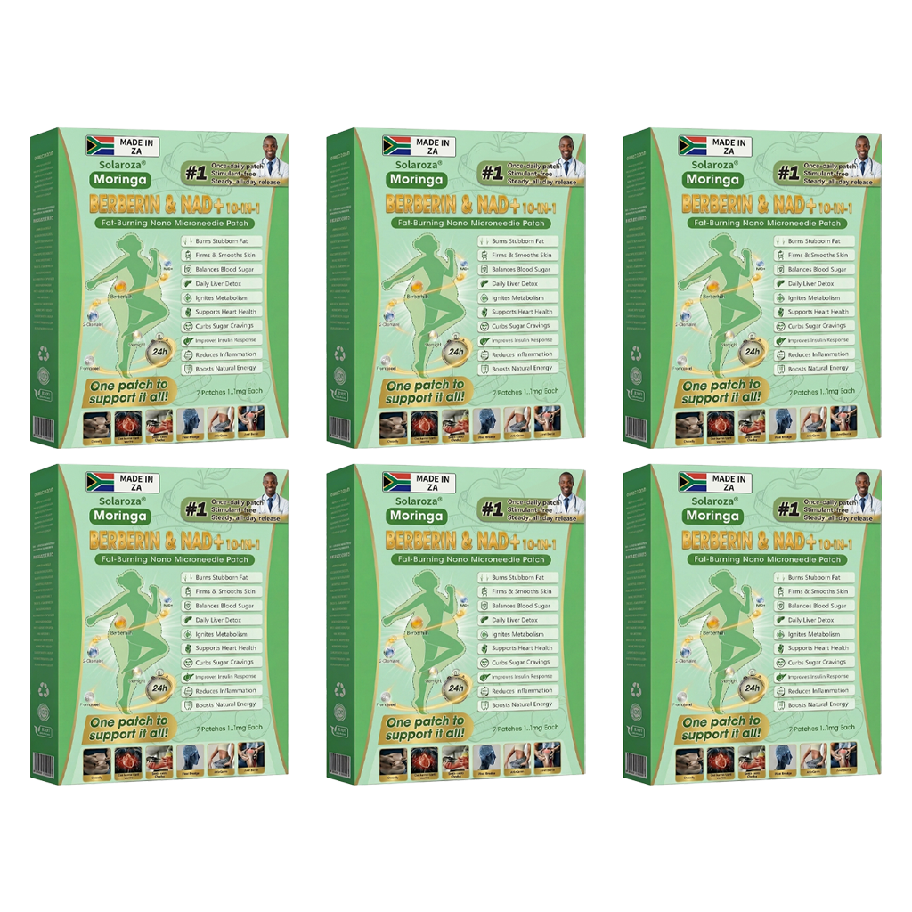 👩🏿‍⚕️✅️Official Solaroza® Centre | Targeted 10-in-1 Slimming Patch with Berberine & NAD+