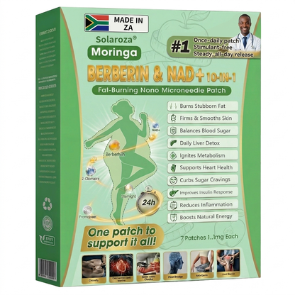 👩🏿‍⚕️✅️Official Solaroza® Centre | Targeted 10-in-1 Slimming Patch with Berberine & NAD+